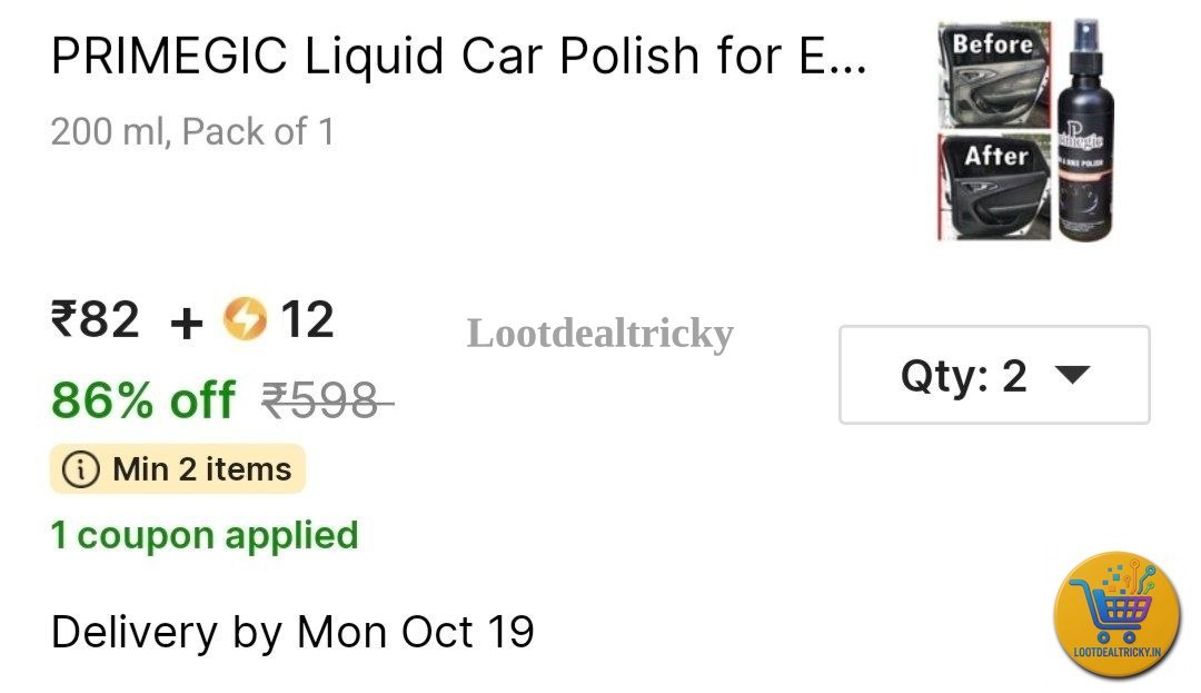 Car Polish 200ml – Just ₹41 | Loot Deal