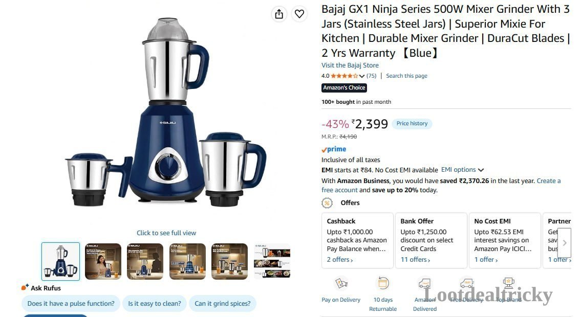 Bajaj Gx1 Ninja | Loot Lo