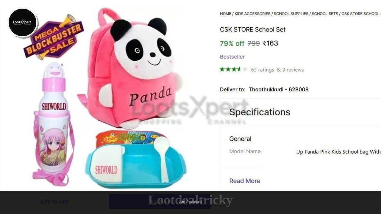 Kids School Bag – Excellent Saving Offer @ ₹163 Kids School Bag – Excellent Saving Offer @ ₹163