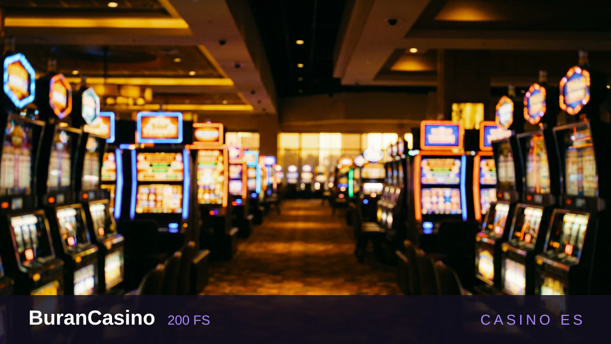 BuranCasino — bono de bienvenida 100% hasta 500 € + 200 FS, pagos: Visa, Mastercard, Skrill, Neteller, Paysafecard