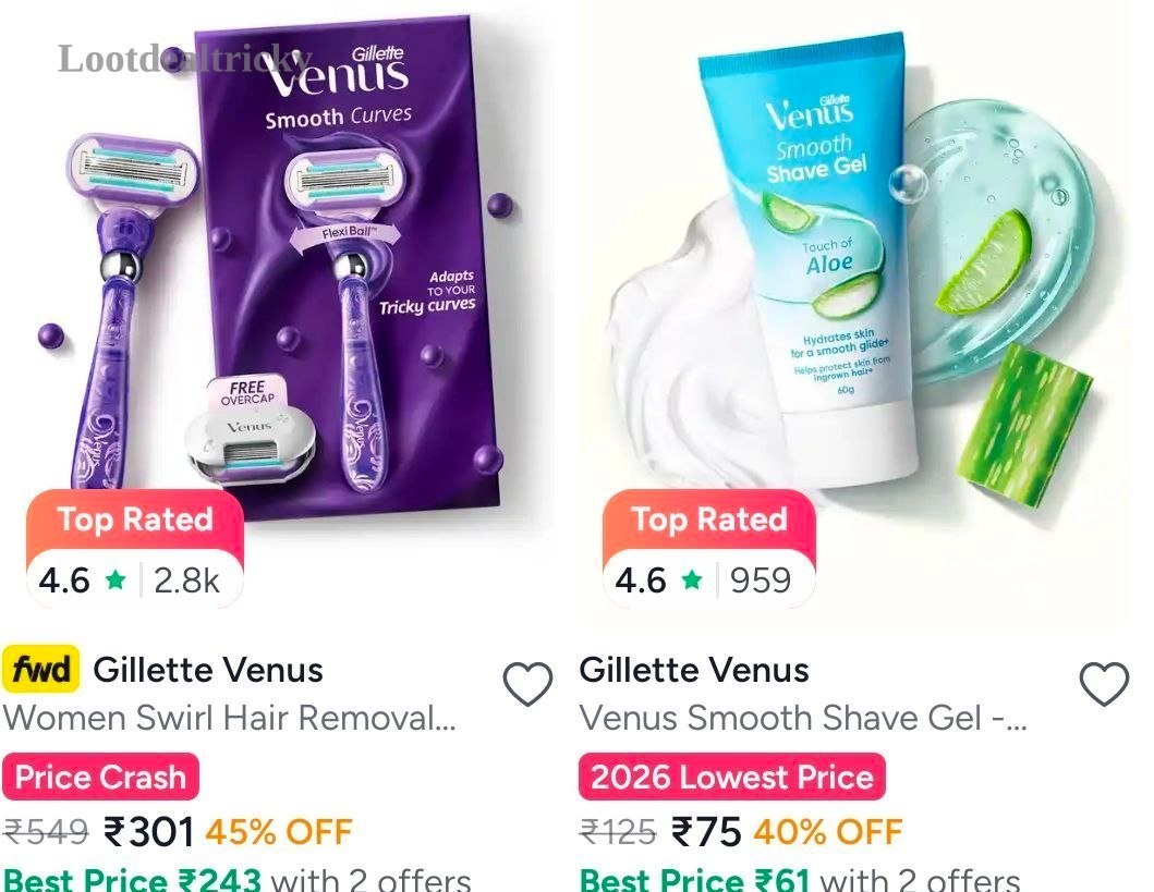 Gillette Venus Razor – Just 25% OFF | Huge Savings Offer