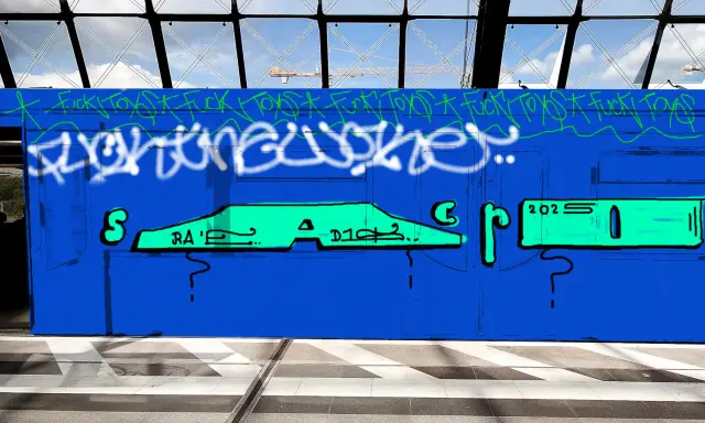 Graffiti artwork by H812