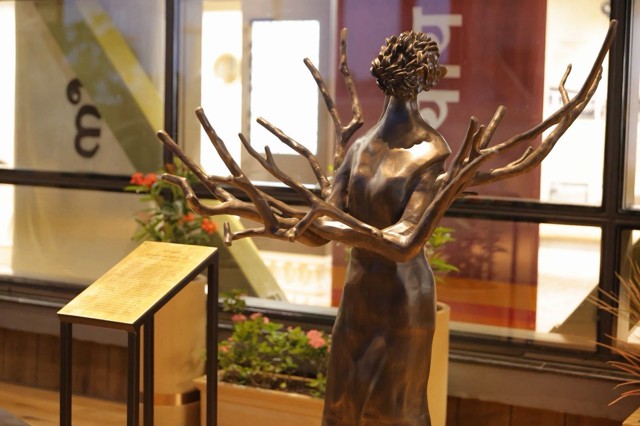 Woman with Branching Form, Curio Crafts brass work