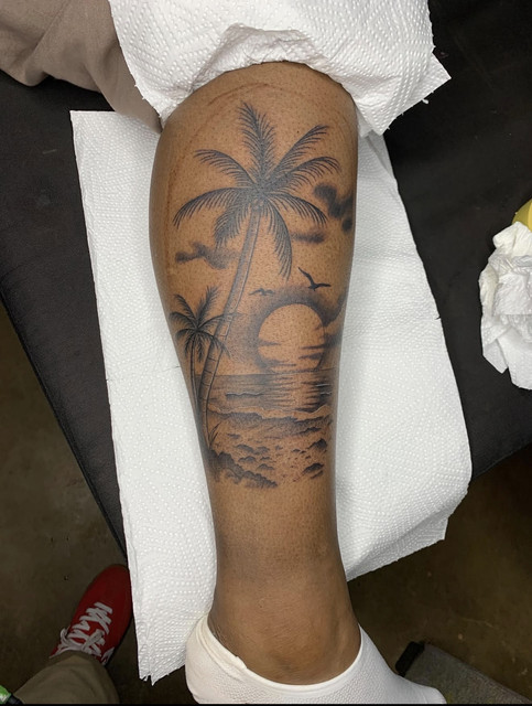 Tattoo artwork by Rebecca and Sheena