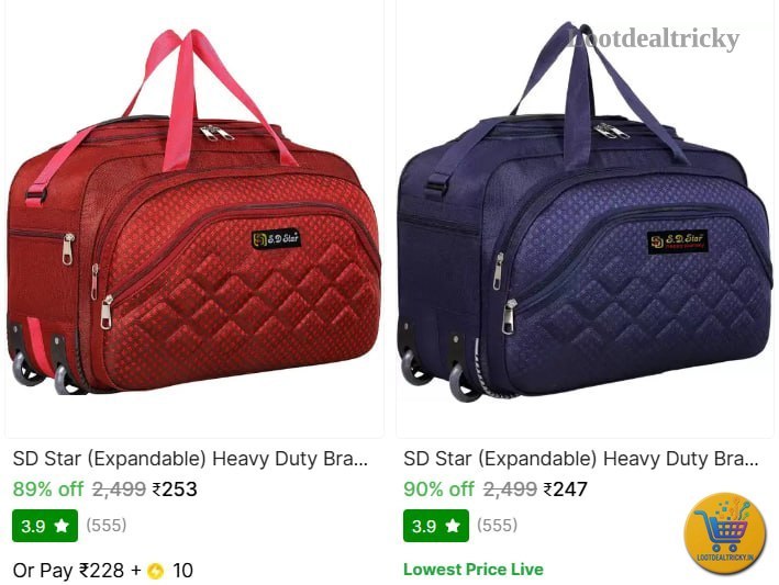 Duffel Bags From – Just ₹247 | Loot Lo Duffel Bags From – Just ₹247 | Loot Lo