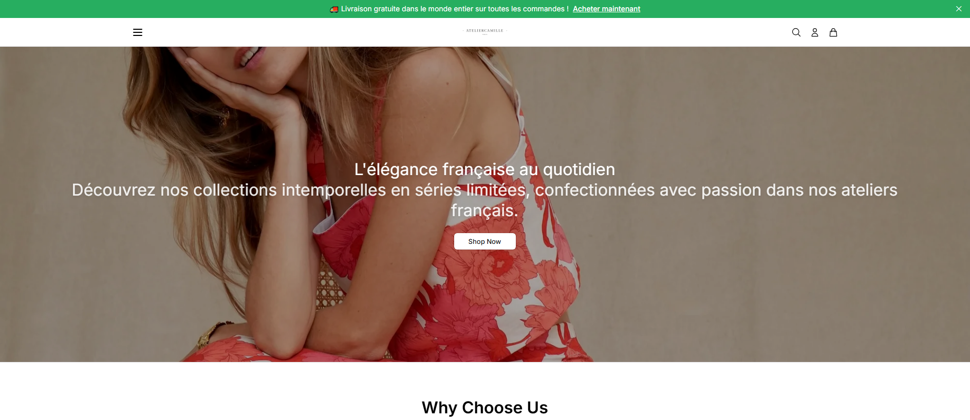 Stored capture of ateliercamillefashion.shop