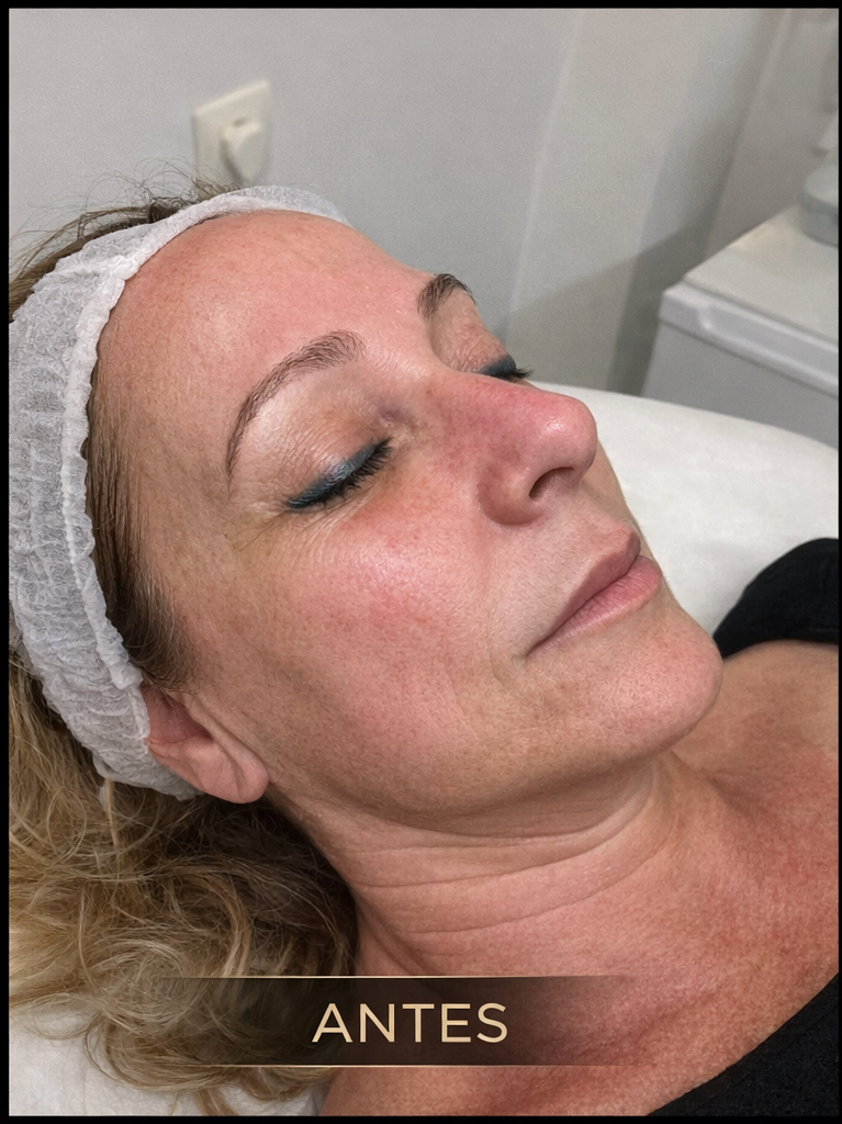 Antes tratamiento facial