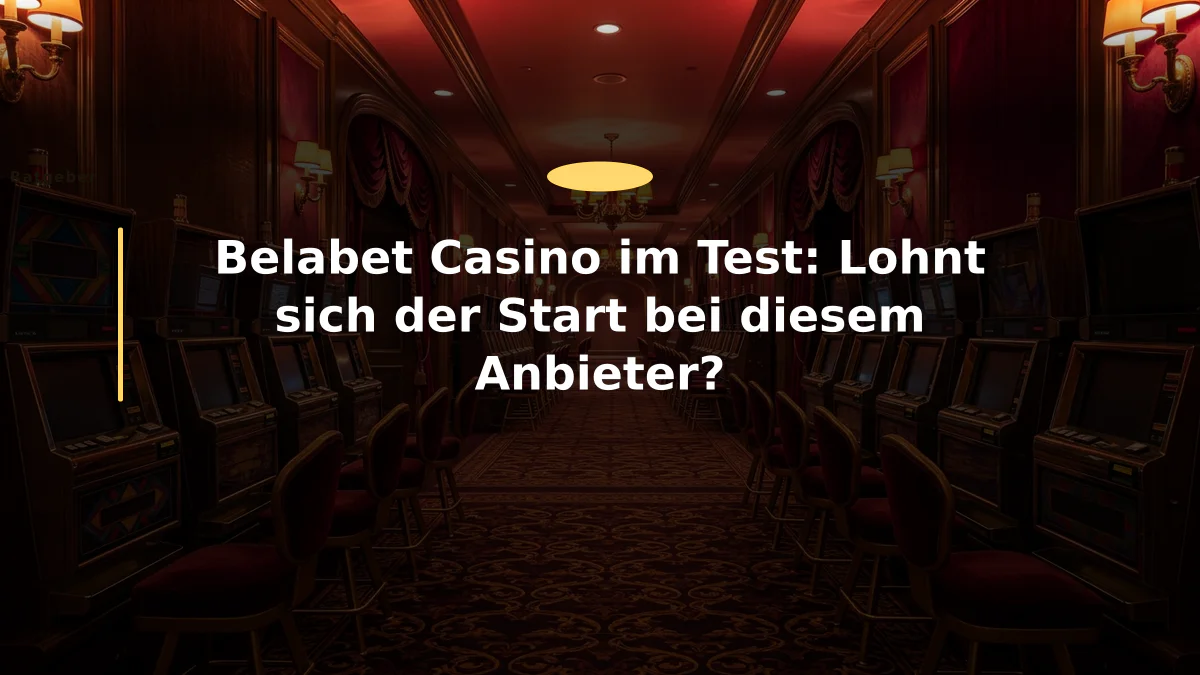 Belabet Casino im Test: Lohnt sich der Start bei diesem Anbieter?