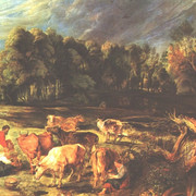 Landscape with Cows