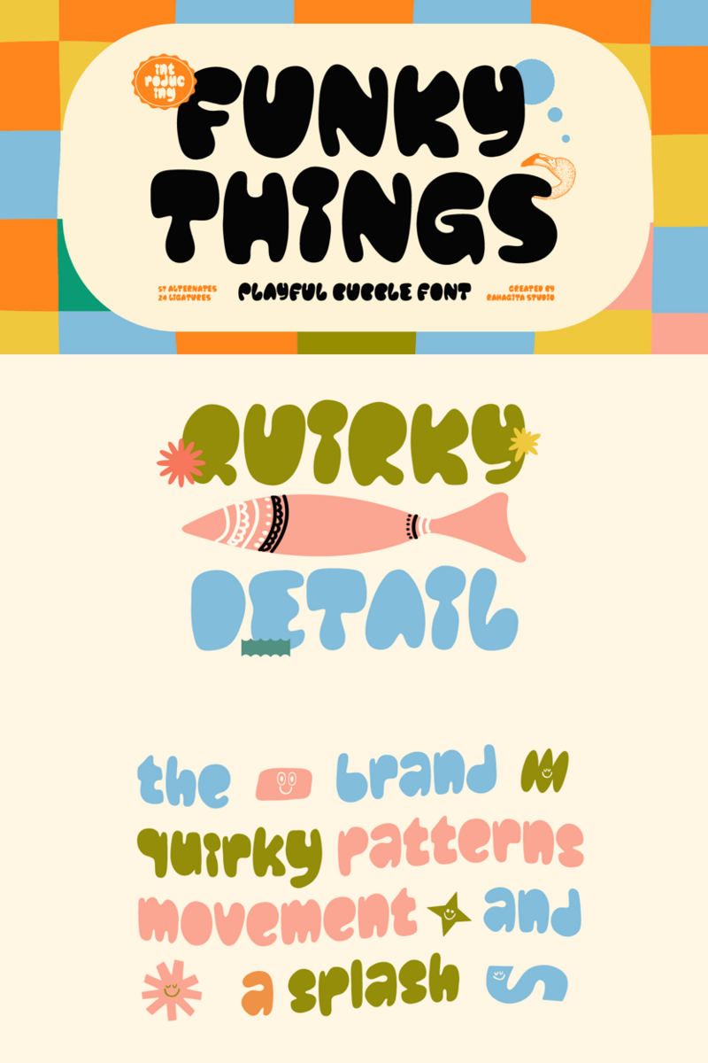 Funky Things: Slash Through the Clutter – How This Modern Minimalist Typeface Forges Unforgettable E-commerce Brand Identities, Sculpting Visually Potent Logos for Disruptive Tech, Avant-Garde Apparel, and Beyond, Demanding Attention Through Understated Power.