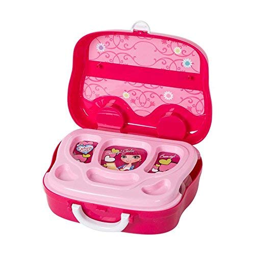 Beauty Makeup Pretend Play Toy Set for Girl with Makeup Accessories and Carry Suitcase photo 2