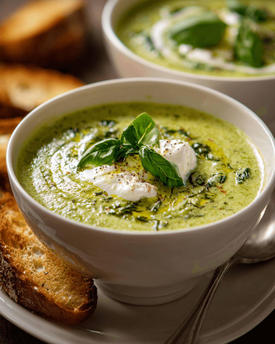 Summery Zucchini-basil Soup step photo