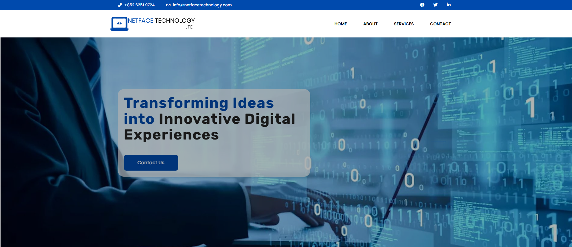 Screenshot of netfacetechnology.com