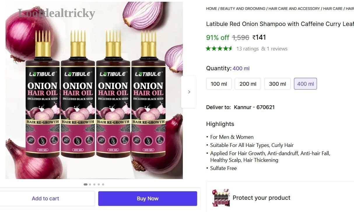 latibule Red Onion – Just ₹141 | Lowest Price Deal latibule Red Onion – Just ₹141 | Lowest Price Deal