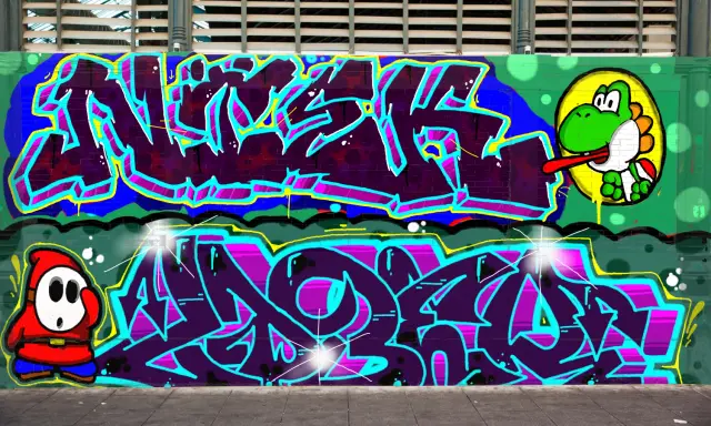 Graffiti artwork by Okeyss
