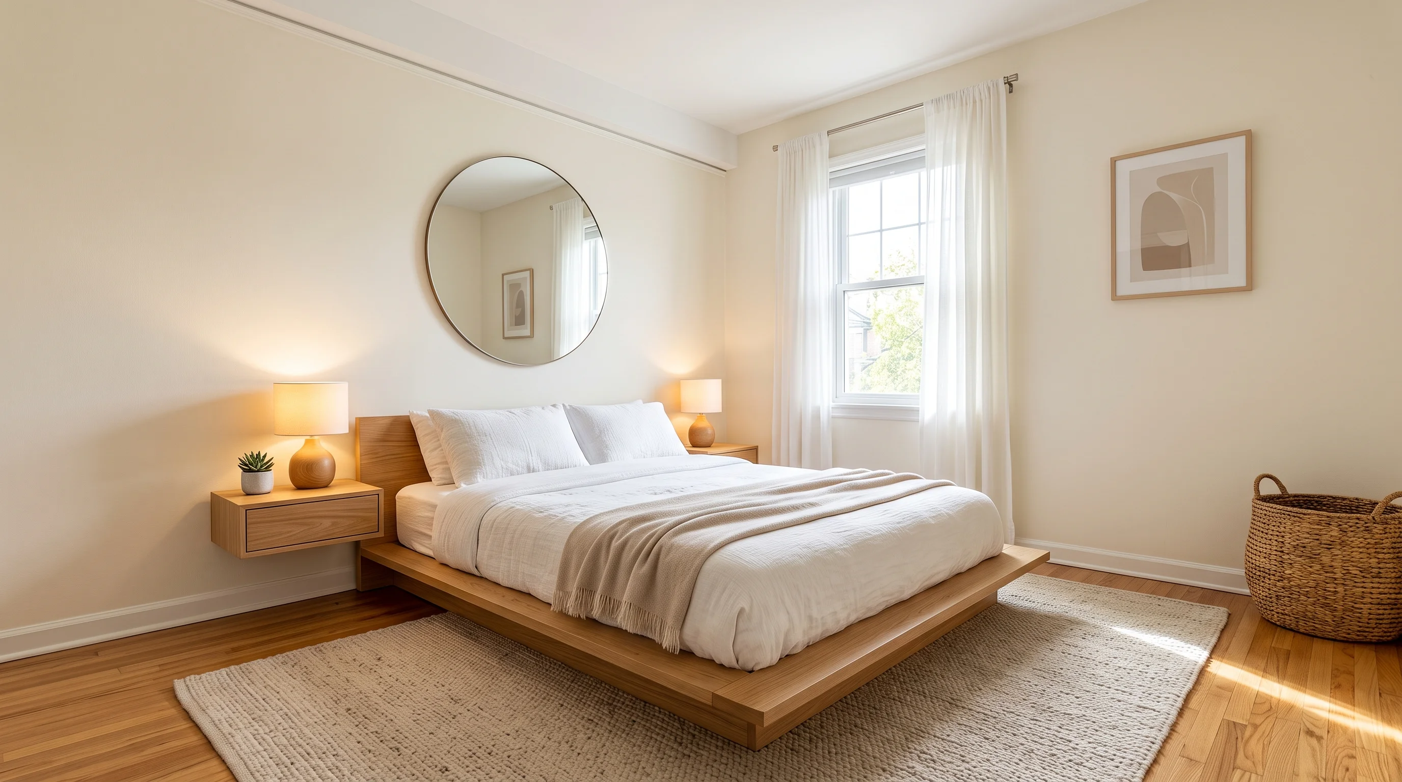 Low-Profile Platform Architecture Minimalist Bed