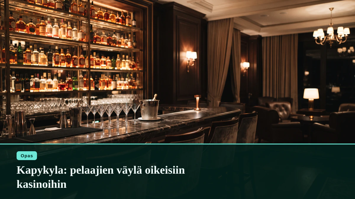 Kapykyla: pelaajien väylä oikeisiin kasinoihin