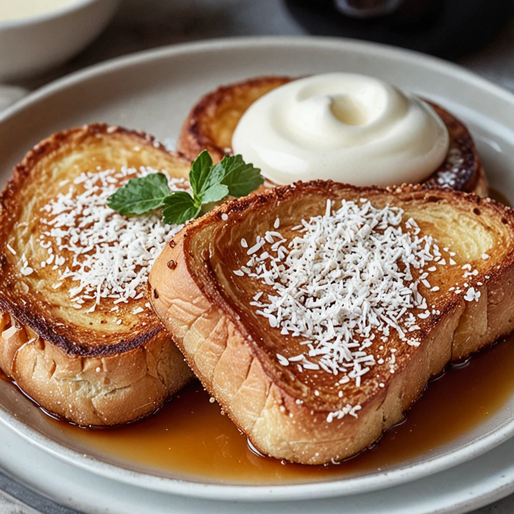 Delicious Coconut Crust French Toast Recipe