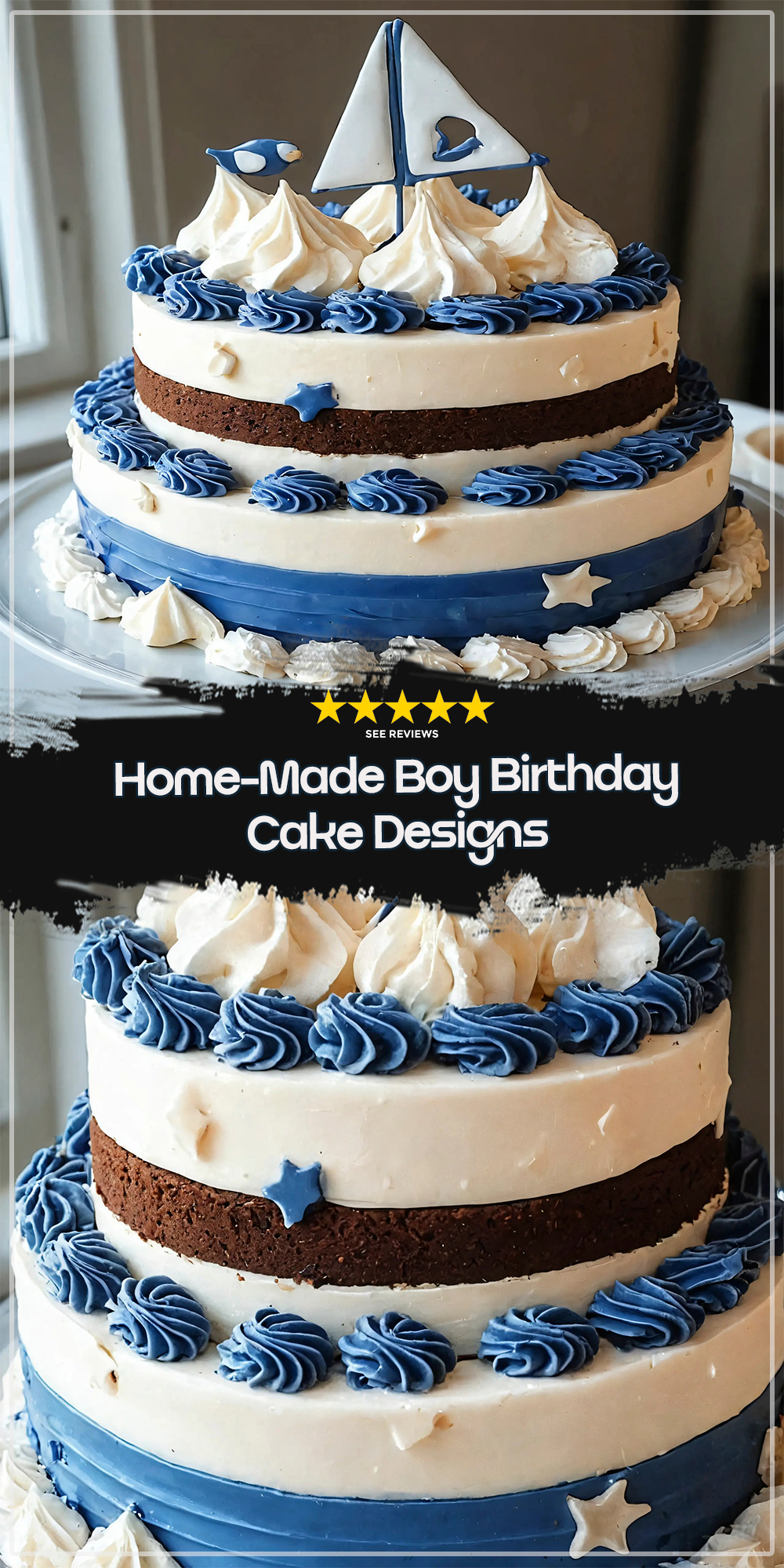 Home-Made Boy Birthday Cake Designs