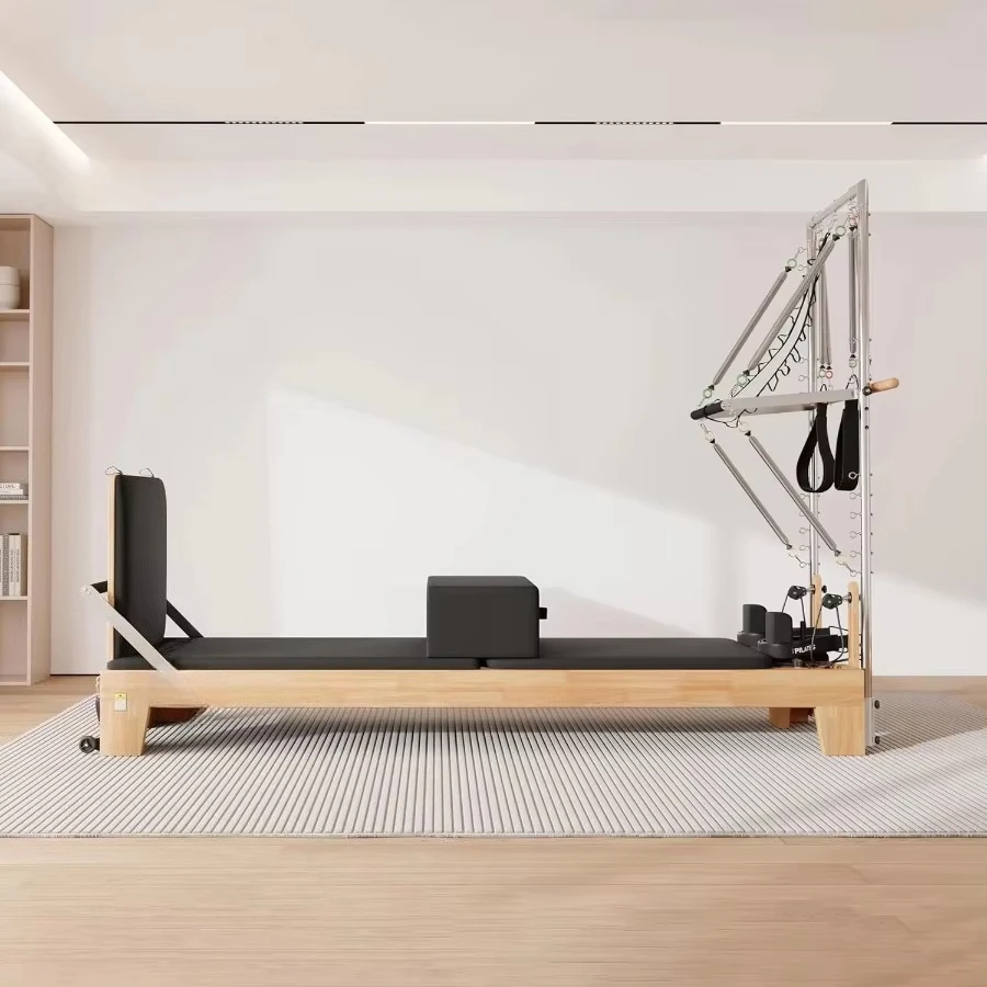 Gym Training Balance Wooden Pilates Reformer Machine Reformers Pilates with Tower Yoga Body Exercise pilates reformer