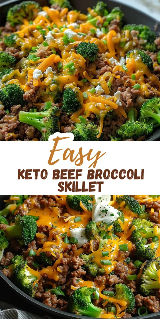 Easy Keto Hamburger Broccoli Skillet for Quick Low Carb Dinners