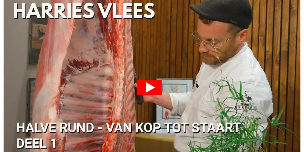 Het halve rund - van KOP tot STAART - DEEL 1 - Vleeskopenbijdeboer.nl