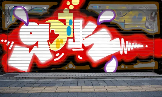 Graffiti artwork by Bab