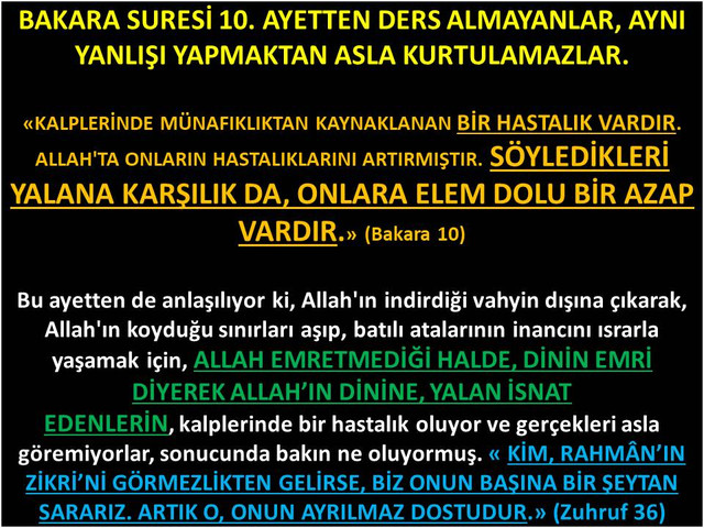 BAKARA SURESİ 10
