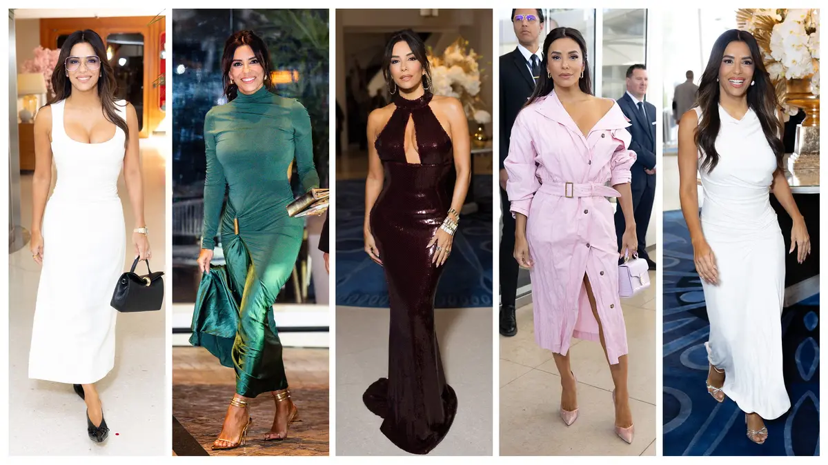 Eva Longoria's Blistering Cannes Style