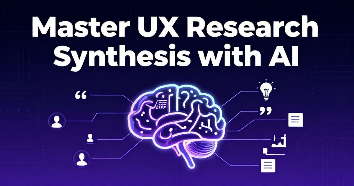 Master UX Research Synthesis with AI in 2026: The Practitioner's Framework