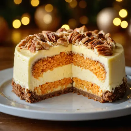 Delicious Carrot Cake Cheesecake