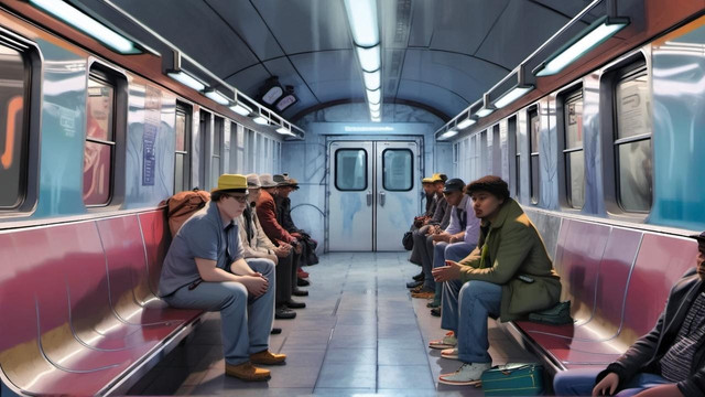 LEXICA Subway Train Interior from Rock Bottom 02