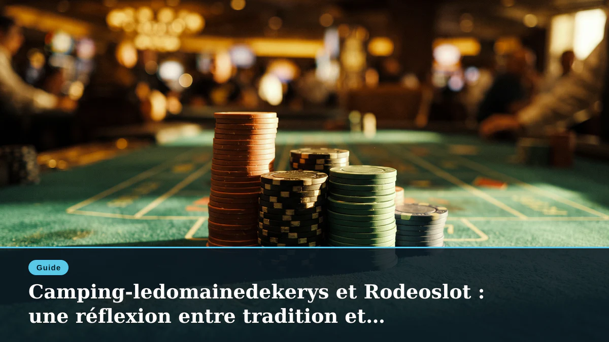 Camping-ledomainedekerys et Rodeoslot : une réflexion entre tradition et numérique