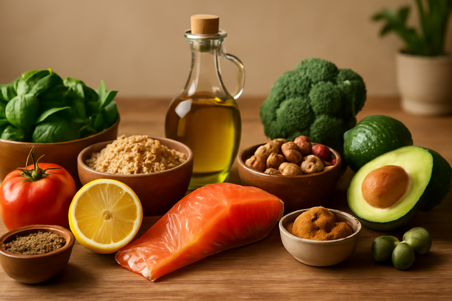 Alimentos anti-inflamatórios: o que incluir na dieta para mais saúde e bem-estar