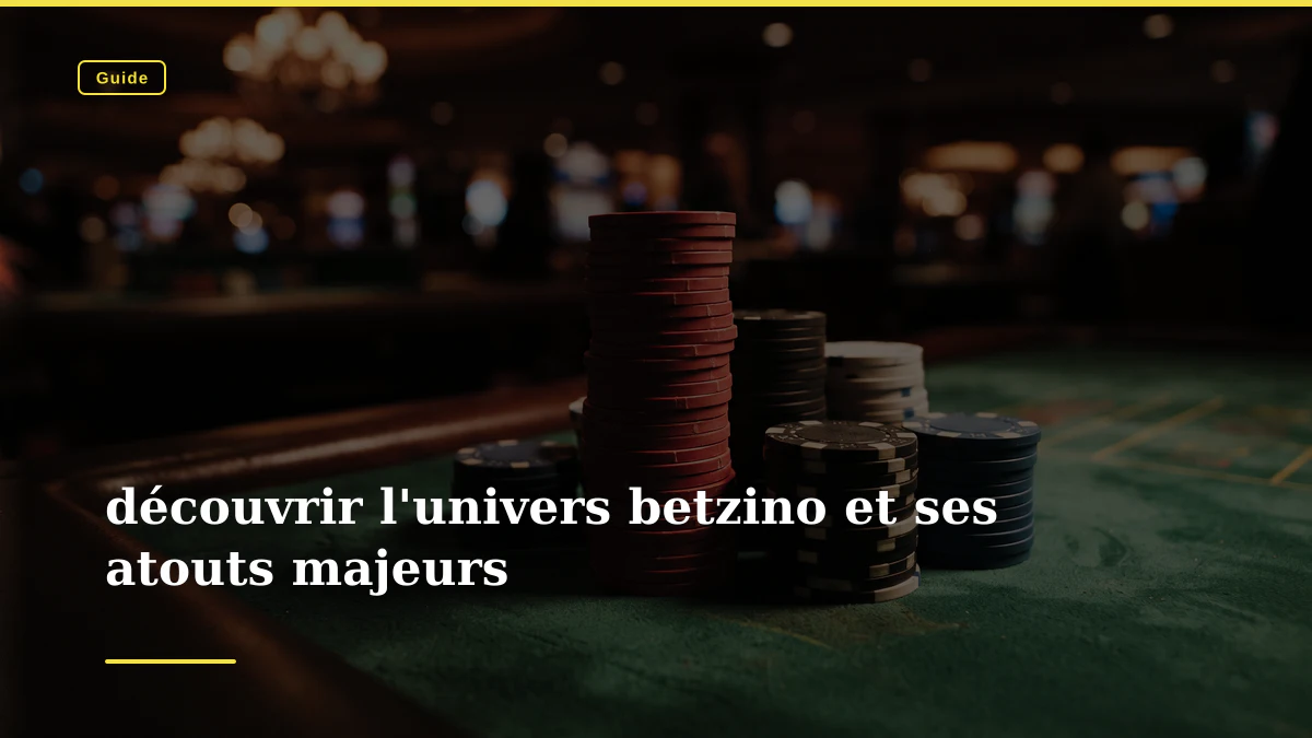 découvrir l'univers betzino et ses atouts majeurs