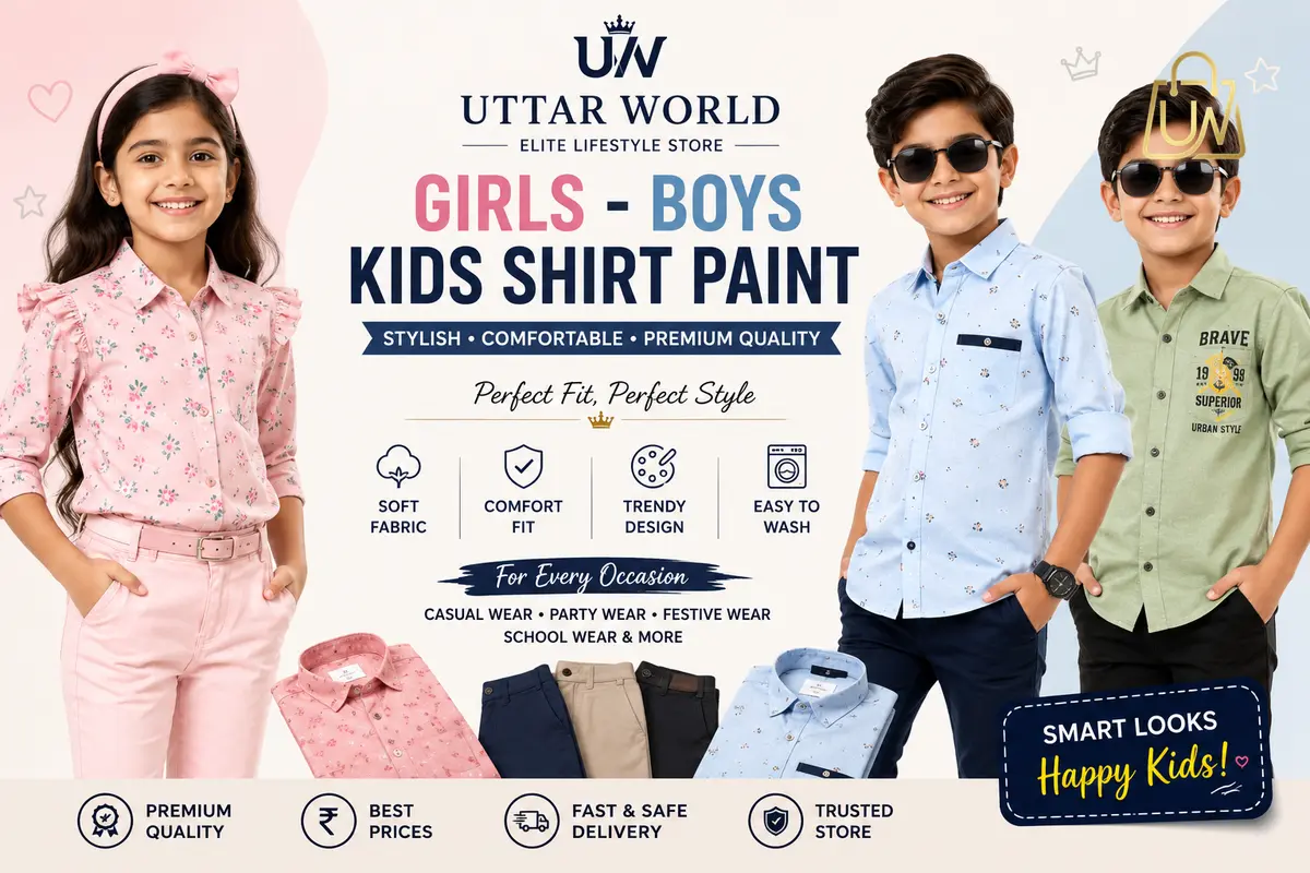 Girls-Boys Kids Shirt-Pant