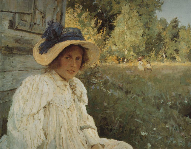 Летом (Портрет О Ф Серовой) 1895