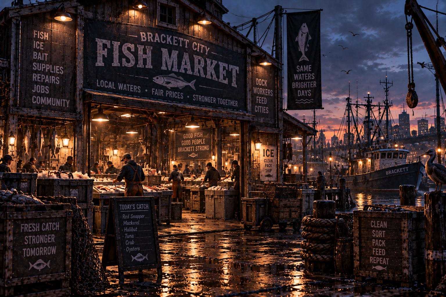 Blue Hook Fish Market