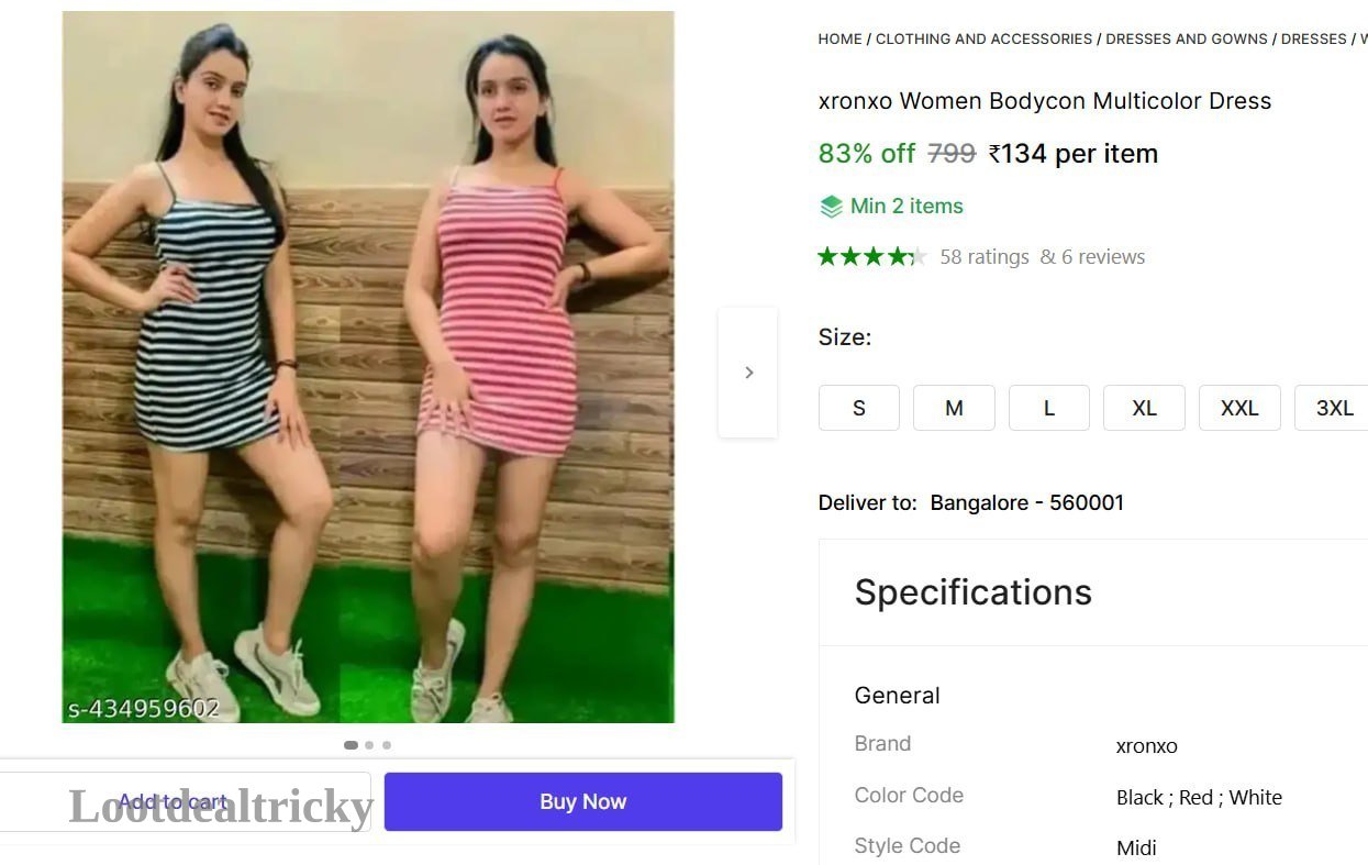   women Bodycon Dress – Just ₹134 | Exclusive Sale Discount