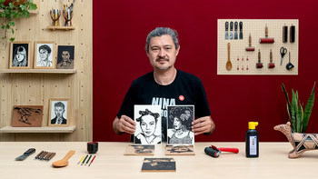 Domestika - Ritratti in xilografia - Ita