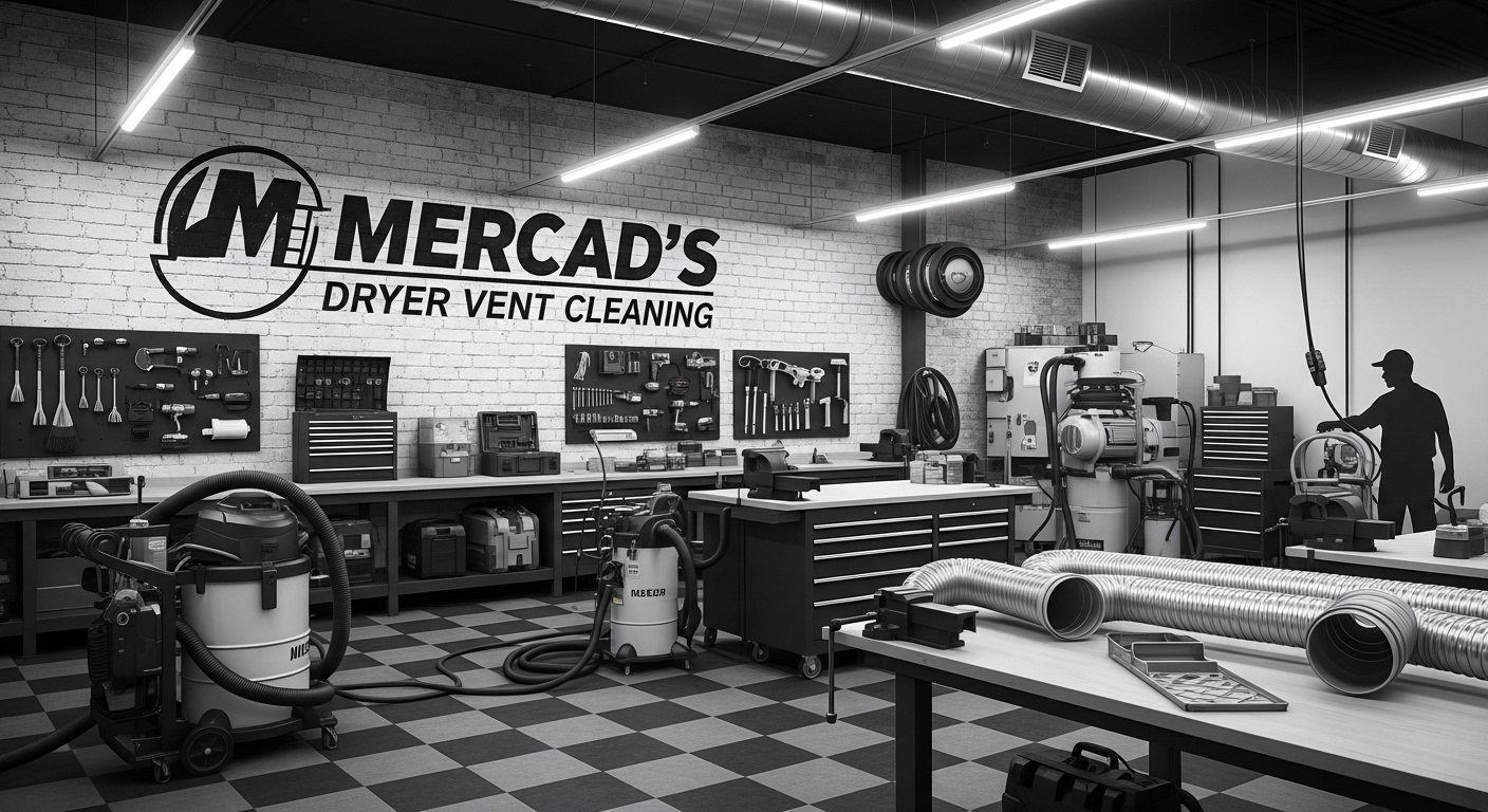Mercad's Dryer Vent Cleaning Logo