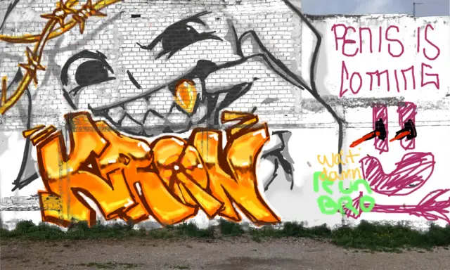 Graffiti artwork by Aloe