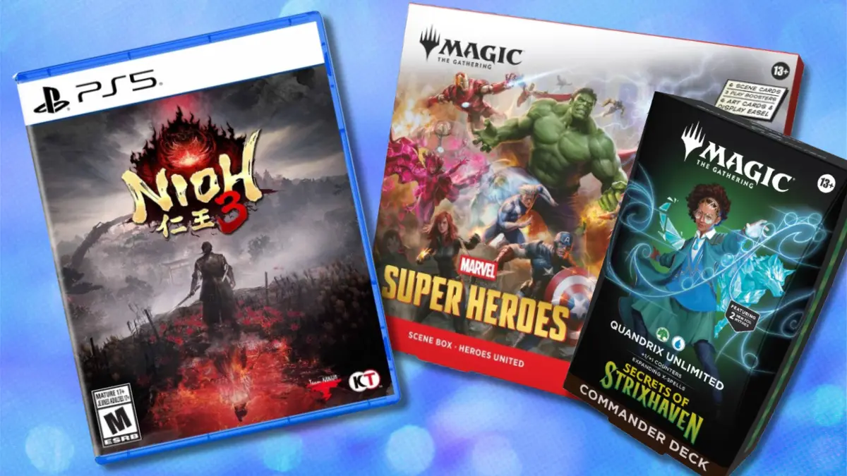 Oferte de nerefuzat: Magic: The Gathering, Nioh 3 și controlere mobile la prețuri speciale