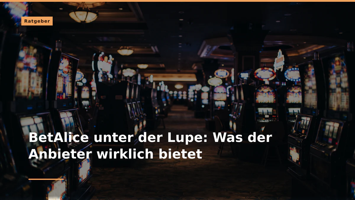 BetAlice unter der Lupe: Was der Anbieter wirklich bietet