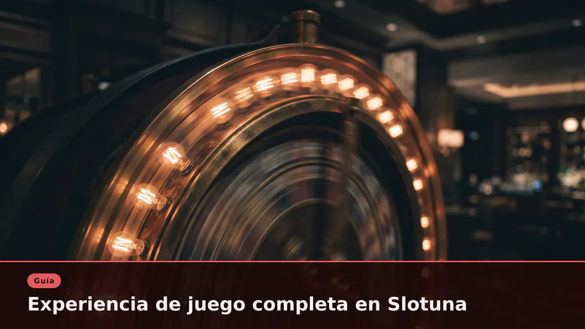 Experiencia de juego completa en Slotuna