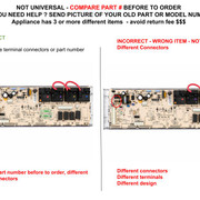 WB27X25342 Correct Incorrect