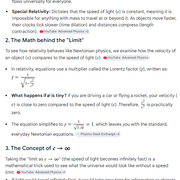 Special Relativity Gemini AI