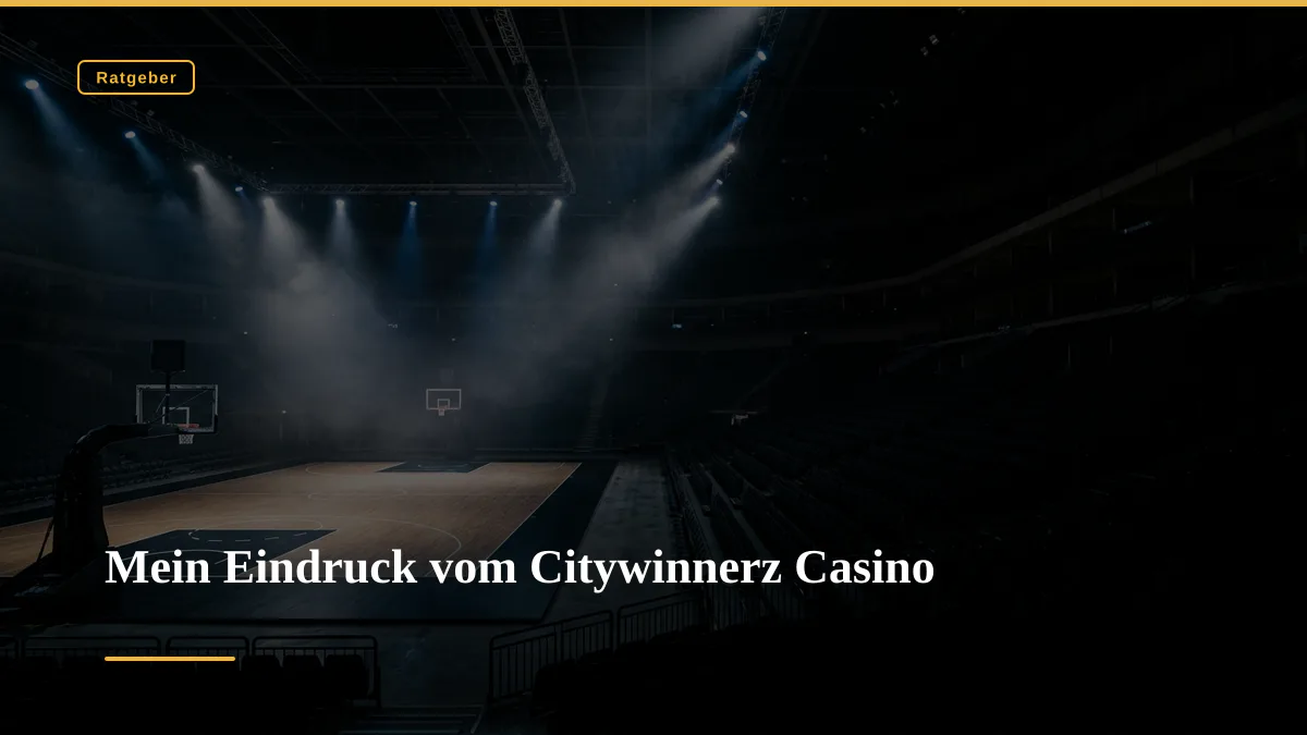Mein Eindruck vom Citywinnerz Casino