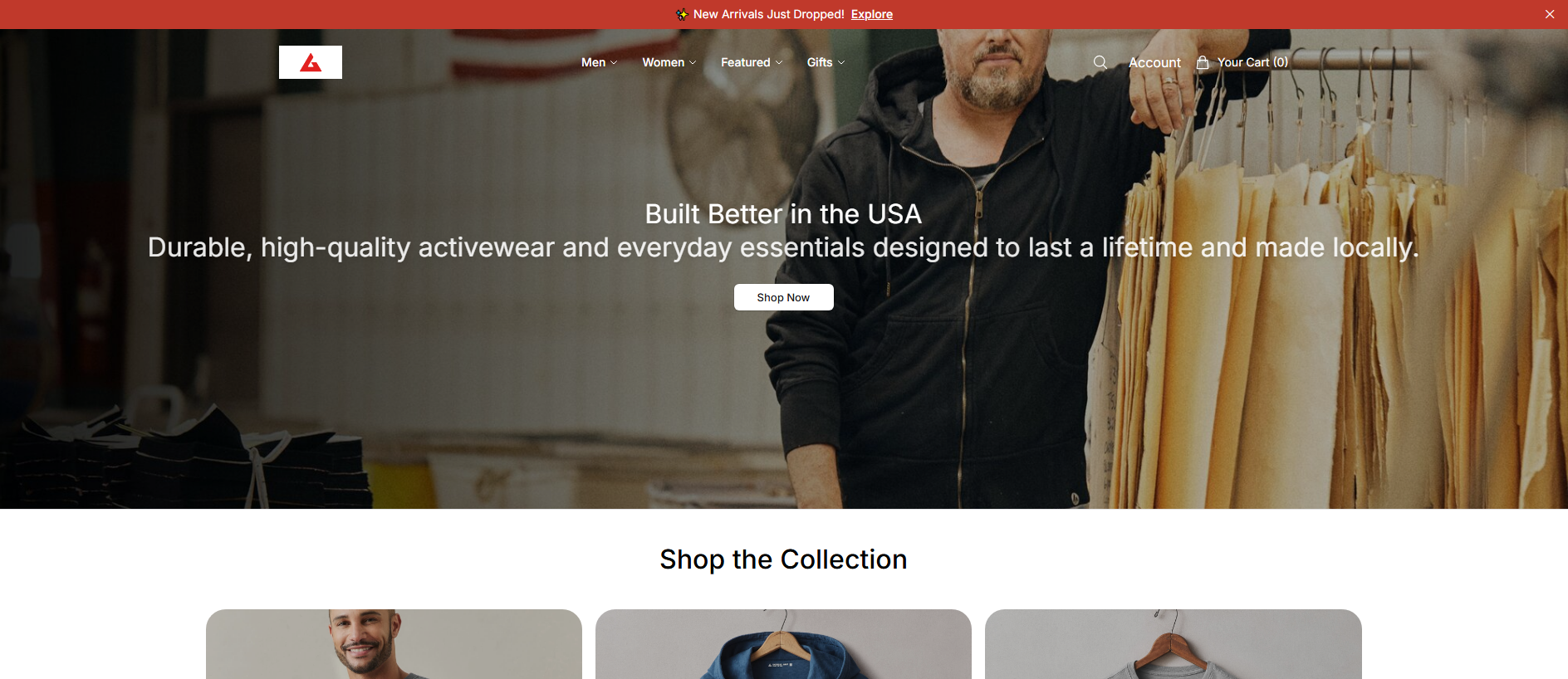 Stored capture of americangiantgoods.shop