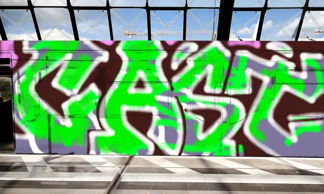 Graffiti artwork by Tkiz